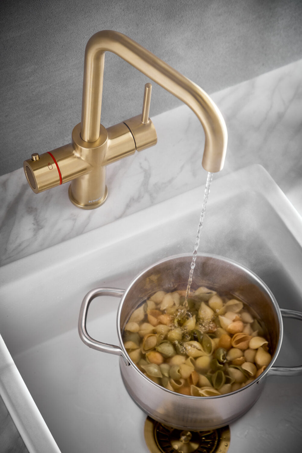Scudo 3 In 1  Boiling Water Tap D Spout