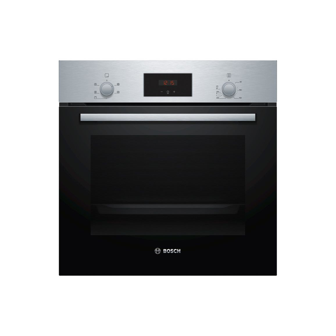 Bosch Series 2 Single Electric Oven + 60cm 4 Burner Gas Hob Bundle