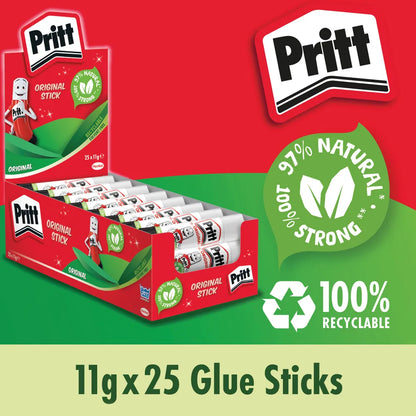 Pritt Original Stick 11g Display Box of 25