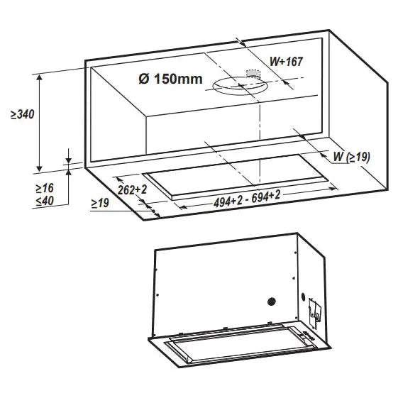 Haier 70cm WIFI Canopy Hood