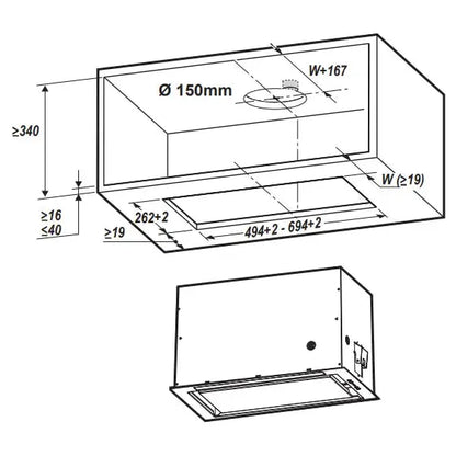 Haier 70cm WIFI Canopy Hood