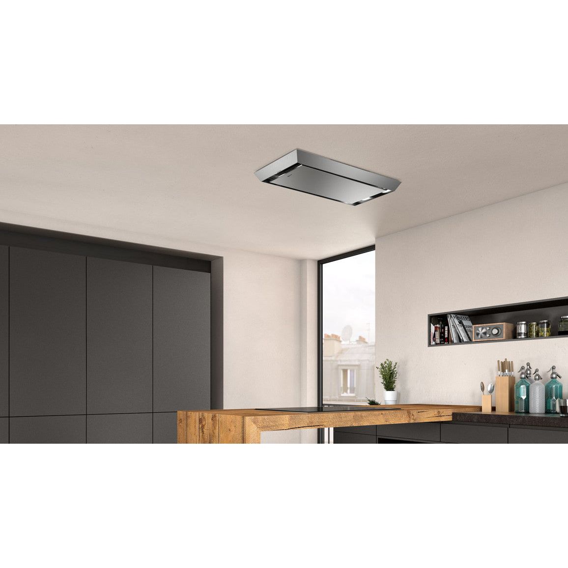 Neff I95CAP6N1B 90cm Ceiling Hood - St/Steel