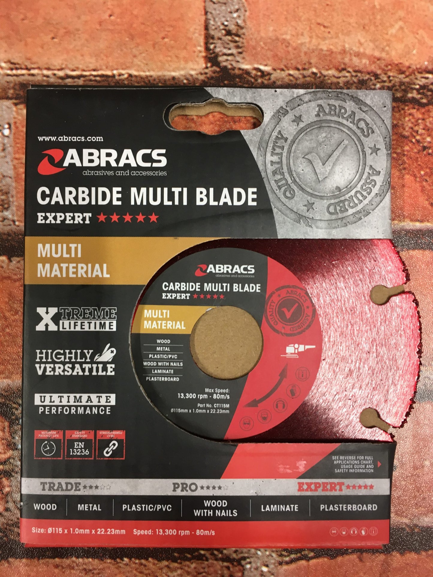 Abracs Carbide Tipped Multi Material Blade