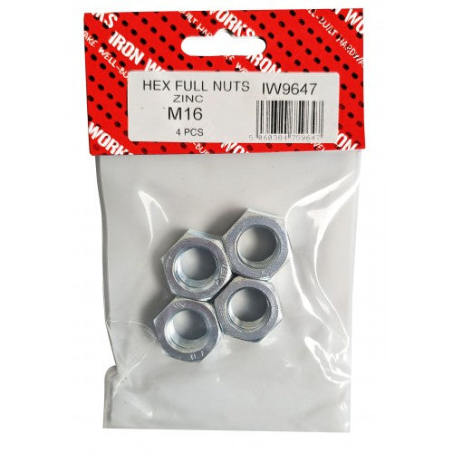 Fast Pak M16 FULLNUTS ZINC 4 PACK