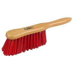 Hill Brush Banister Brush - Lacquered Stock, Stiff Red PVC