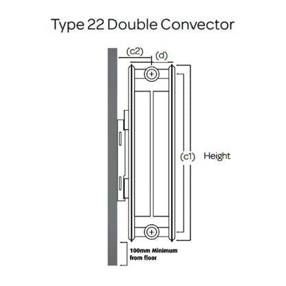 PREMIUM K-FLAT Type 11 600 X 1800 Panel Radiator