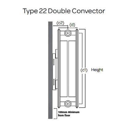 PREMIUM K-FLAT Type 11 400 X 800 Panel Radiator