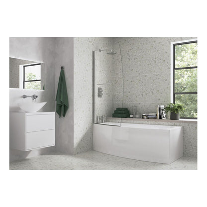 Bedwell Space Saving 1700x740x560mm 0TH Baignoire avec pieds (LH)