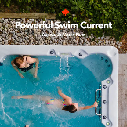 Canadian Spa 13ft Swim Spa 15HP-Jet, 3-Person - St Lawrence XSport