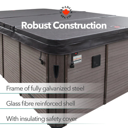 Canadian Spa Swim Spa Cover - St Lawrence 13ft/16ft/20ft (Coffee)