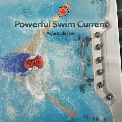 Canadian Spa 16ft Swim Spa 19HP-Jet 7-Person - XTrainer