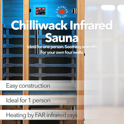 Canadian Spa Chilliwack 1 - Person Sauna W101.5 x D96.5 x H190.5cm