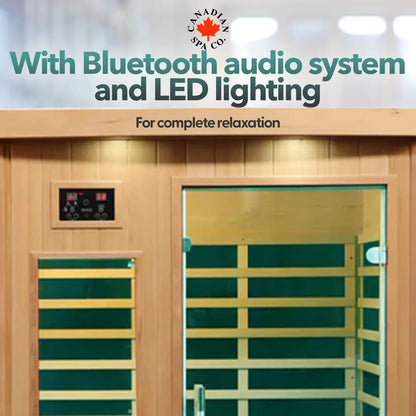 Canadian Spa Tremblant 2-Person Sauna 127cm x 105cm x 195cm