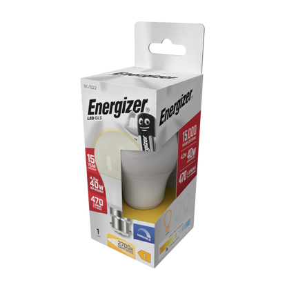 Energizer LED GLS B22 2700k Dimmable