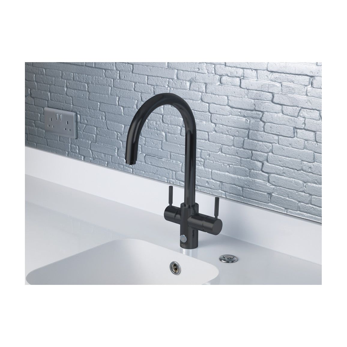 InSinkErator 4N1 J Shape Tap Only - Velvet Black