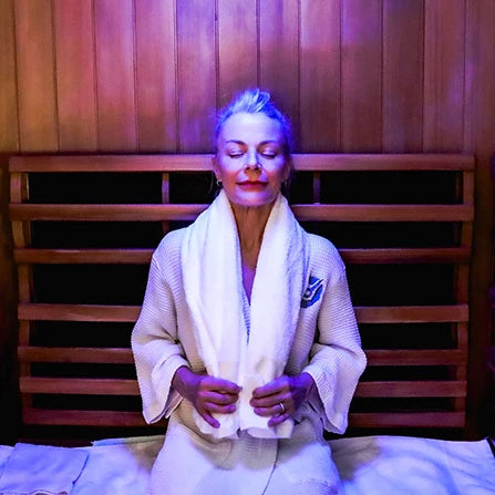 Canadian Spa Outdoor Oval Barrel Sauna Combination Infrared/ traditional 1842 x1200 x 1945mm