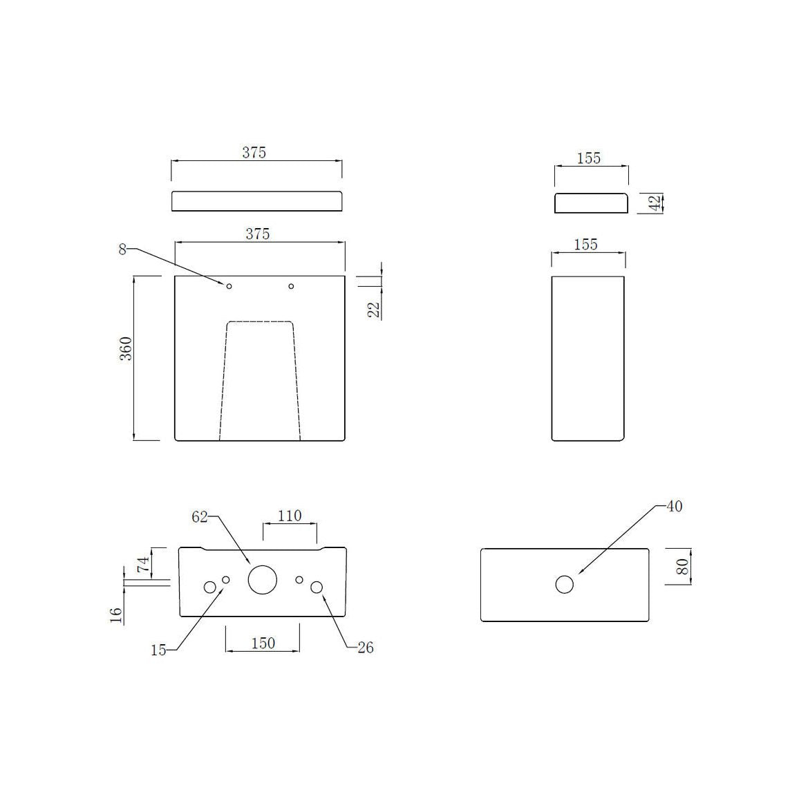 Floyer Close Coupled Fully Shrouded WC & Soft Close Seat