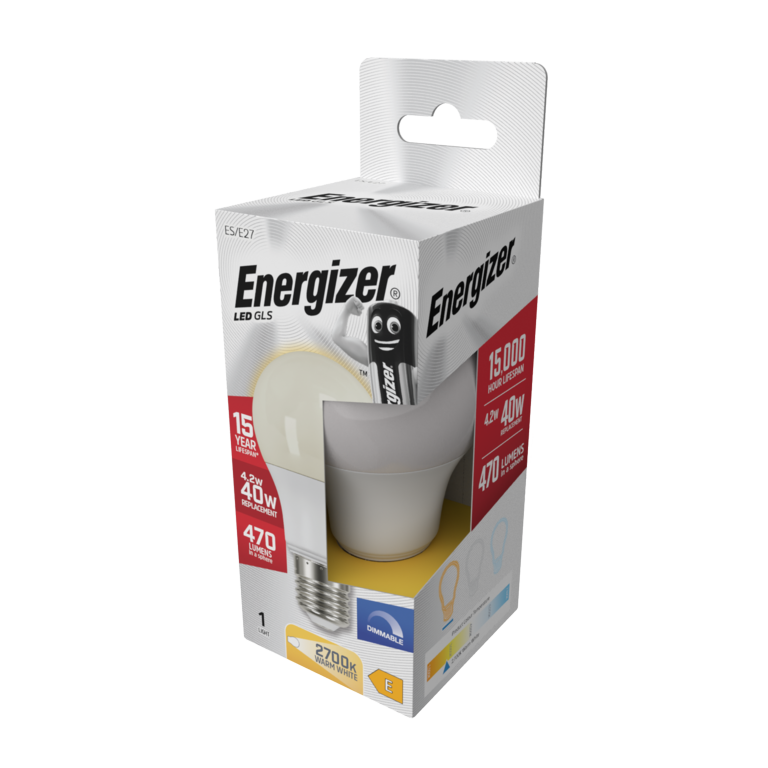 Energizer LED GLS E27 2700k Dimmable