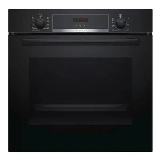 BOSCH Series 4 Multifunction Oven Black + Bosch Serie 2 Induction Hob Bundle