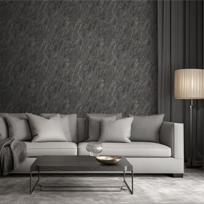 Muriva Venezia Marble Black Wallpaper (M66329)