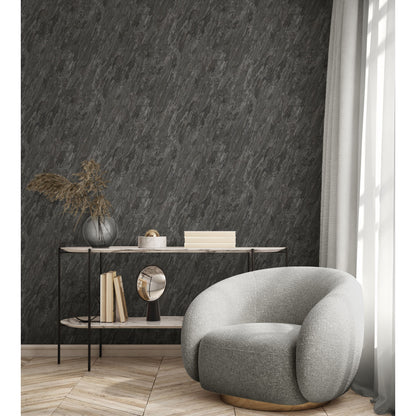 Muriva Venezia Marble Black Wallpaper (M66329)