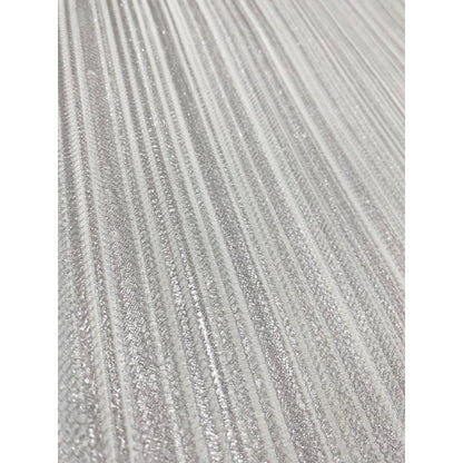 Muriva Venezia Stripe Light Grey Wallpaper (M66509)