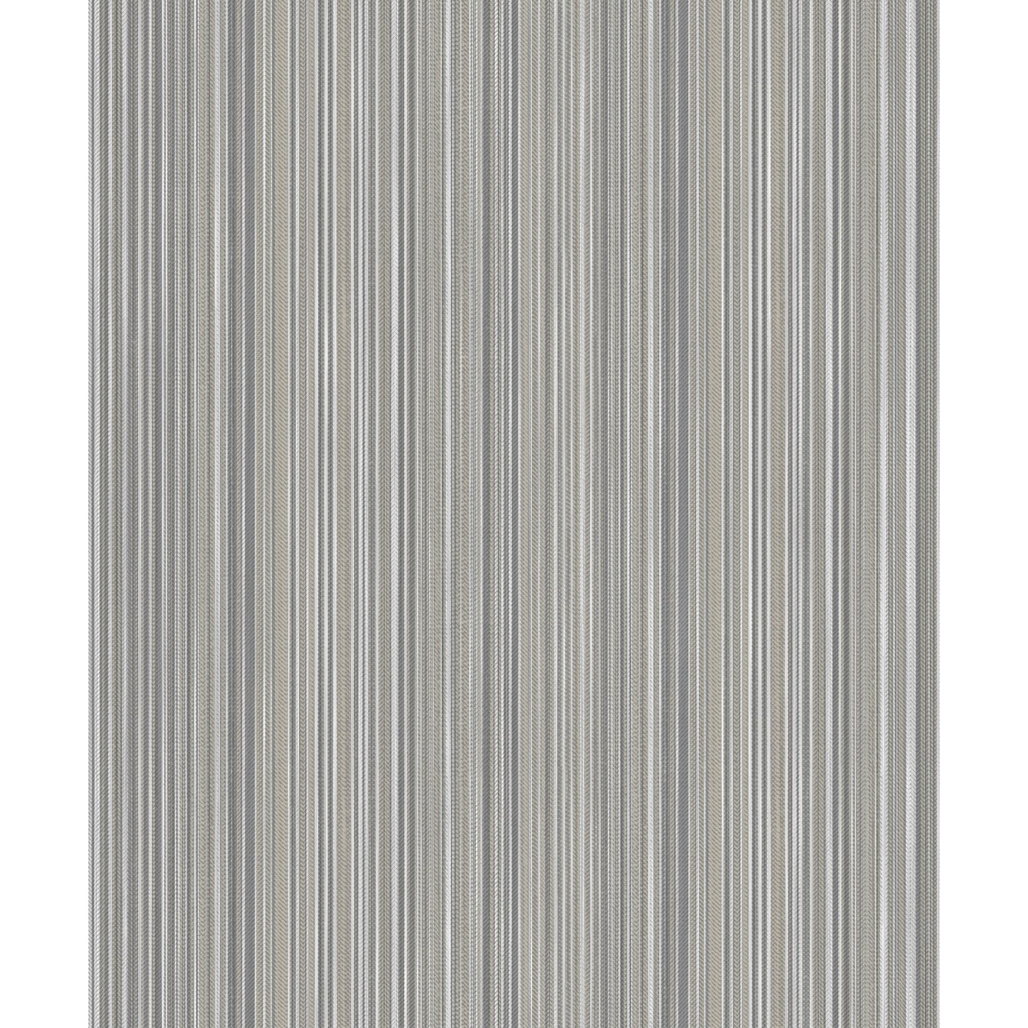 Papel pintado gris a rayas Muriva Venezia (M66519)