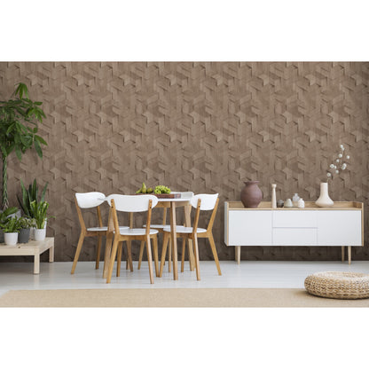 Muriva Wood Deco Wallpaper