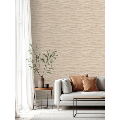 Muriva Wood Wave Wallpaper