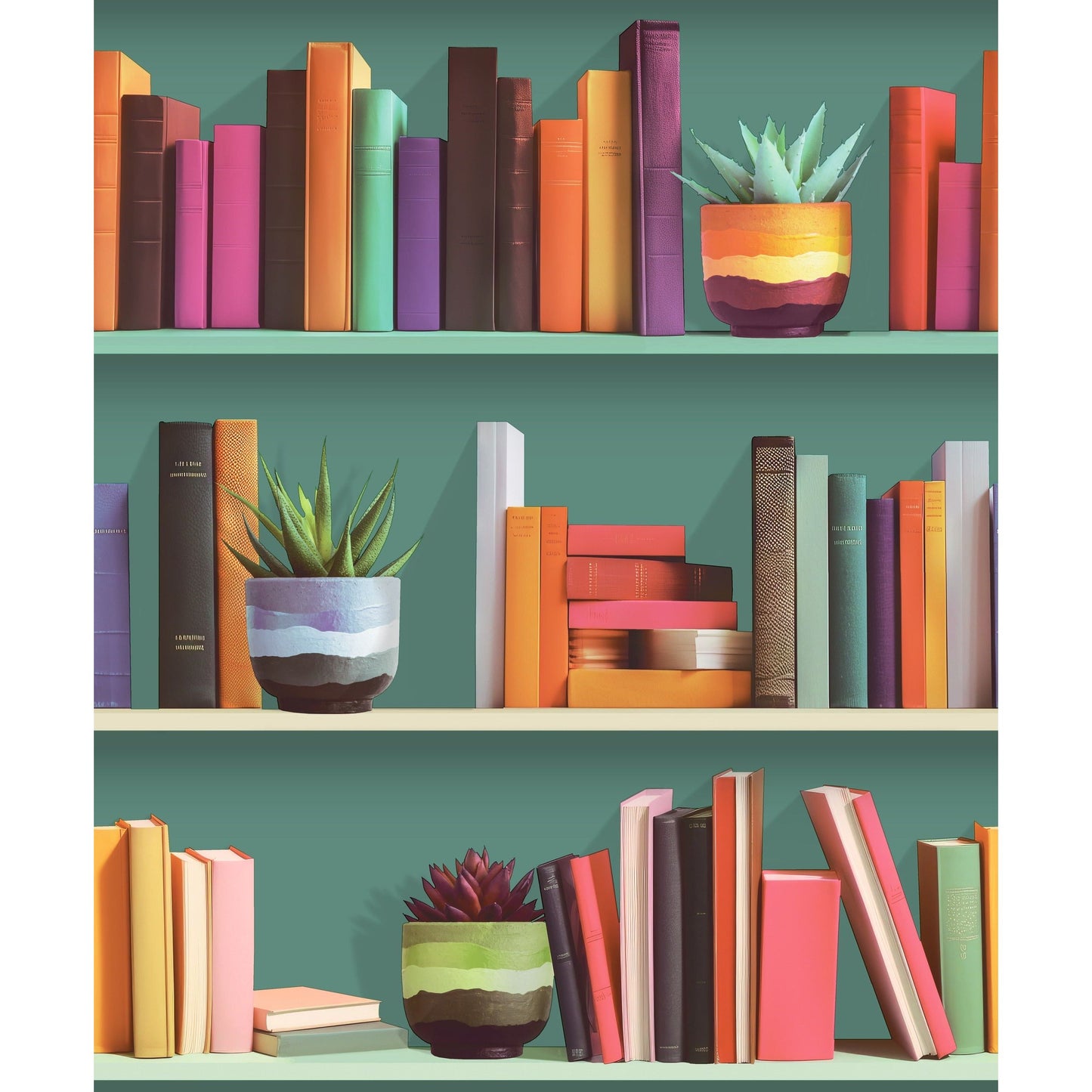 Muriva Modern Library Wallpaper