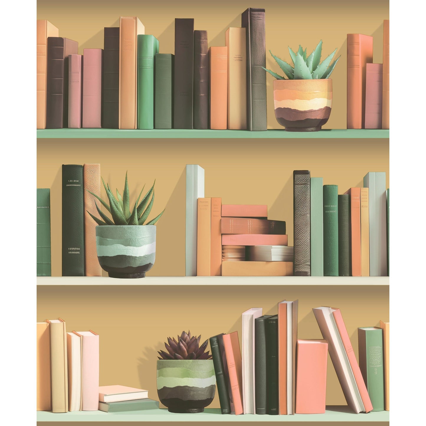Muriva Modern Library Wallpaper