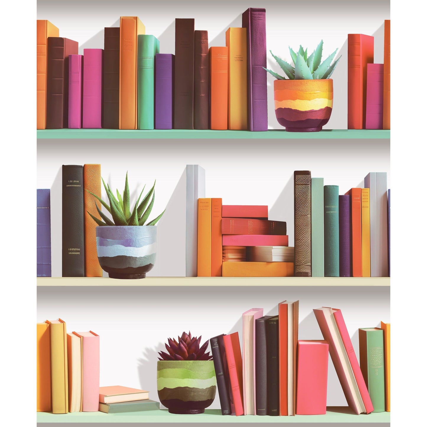 Muriva Modern Library Wallpaper