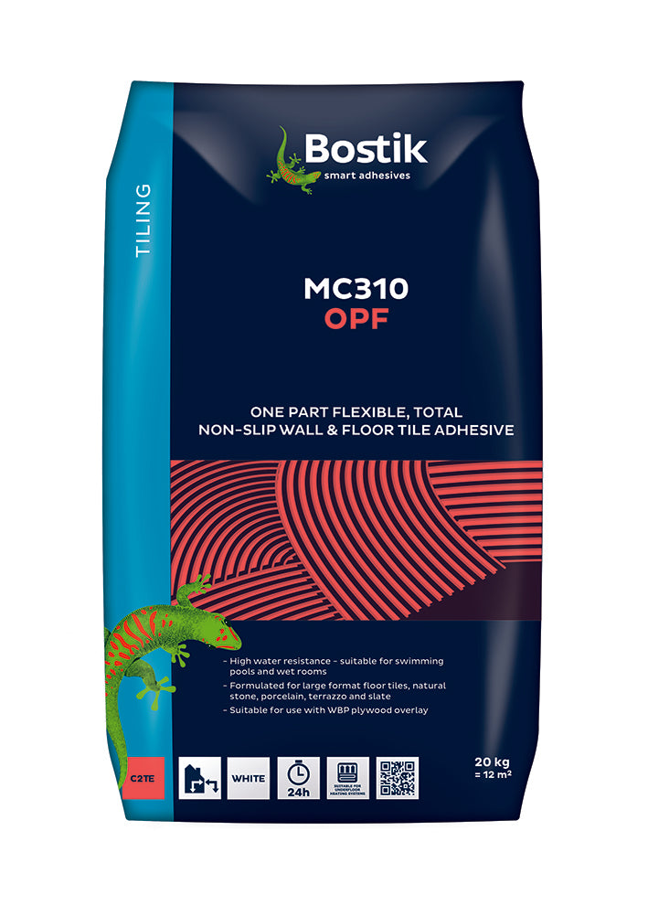 Adhésif flexible pour carrelage Bostik OPF blanc