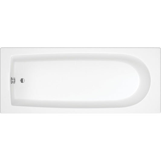 Nouvelle baignoire ronde simple extrémité SUPERCAST 1500x700x550mm 0TH avec pieds