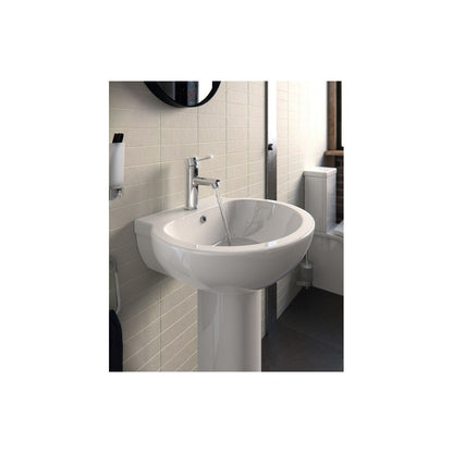 Harley 535x490mm 1TH Basin & Full Pedestal