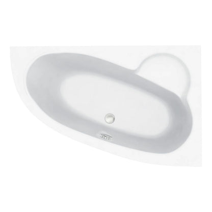 Baignoire d'angle décalée Sambreiro 1500x950x600mm 0TH avec pieds (RH)