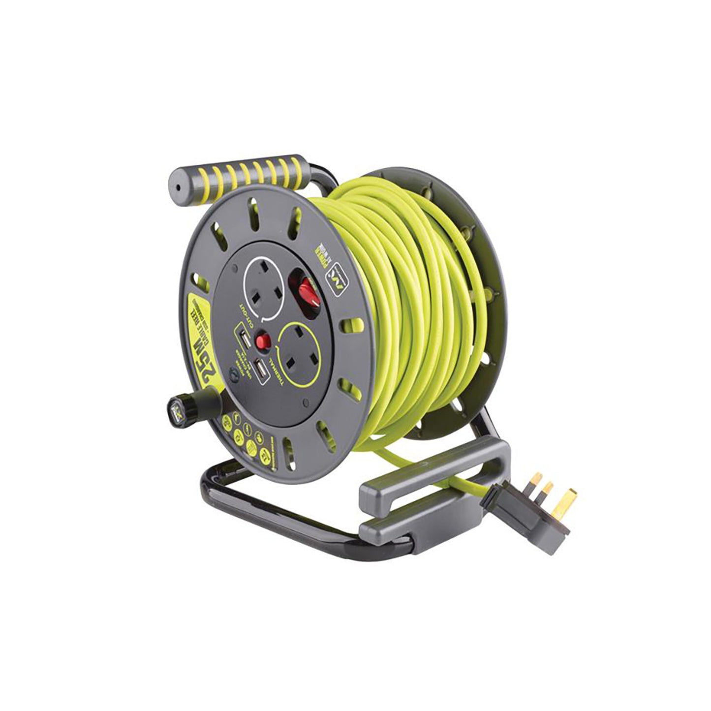 Pro Xt 2 Gang 2 USB Extension Reel