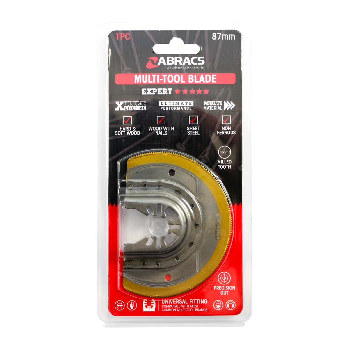 Abracs T/C Radial Multi Tool Blade - Wood + Metal