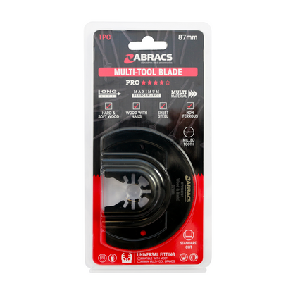 Abracs T/C Radial Multi Tool Blade - Wood + Metal