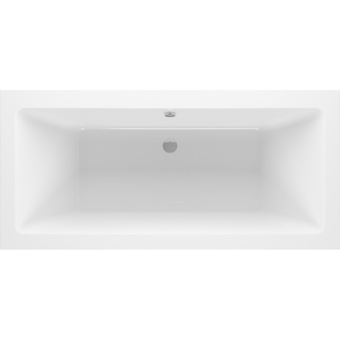 Ona Square Double End 1800x800x550mm 0TH Bath w/Legs