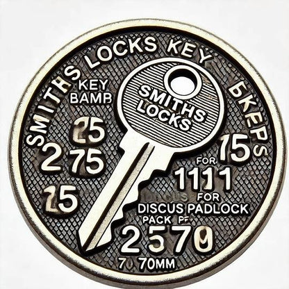 Smiths Locks Key Blank for 1111 Discus Padlock (25) 70MM - Pack of 25