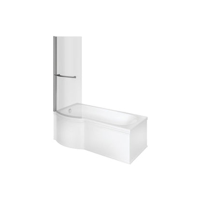 Onwul P Shape 1700x850x560mm 0TH Shower Bath Pack (LH)