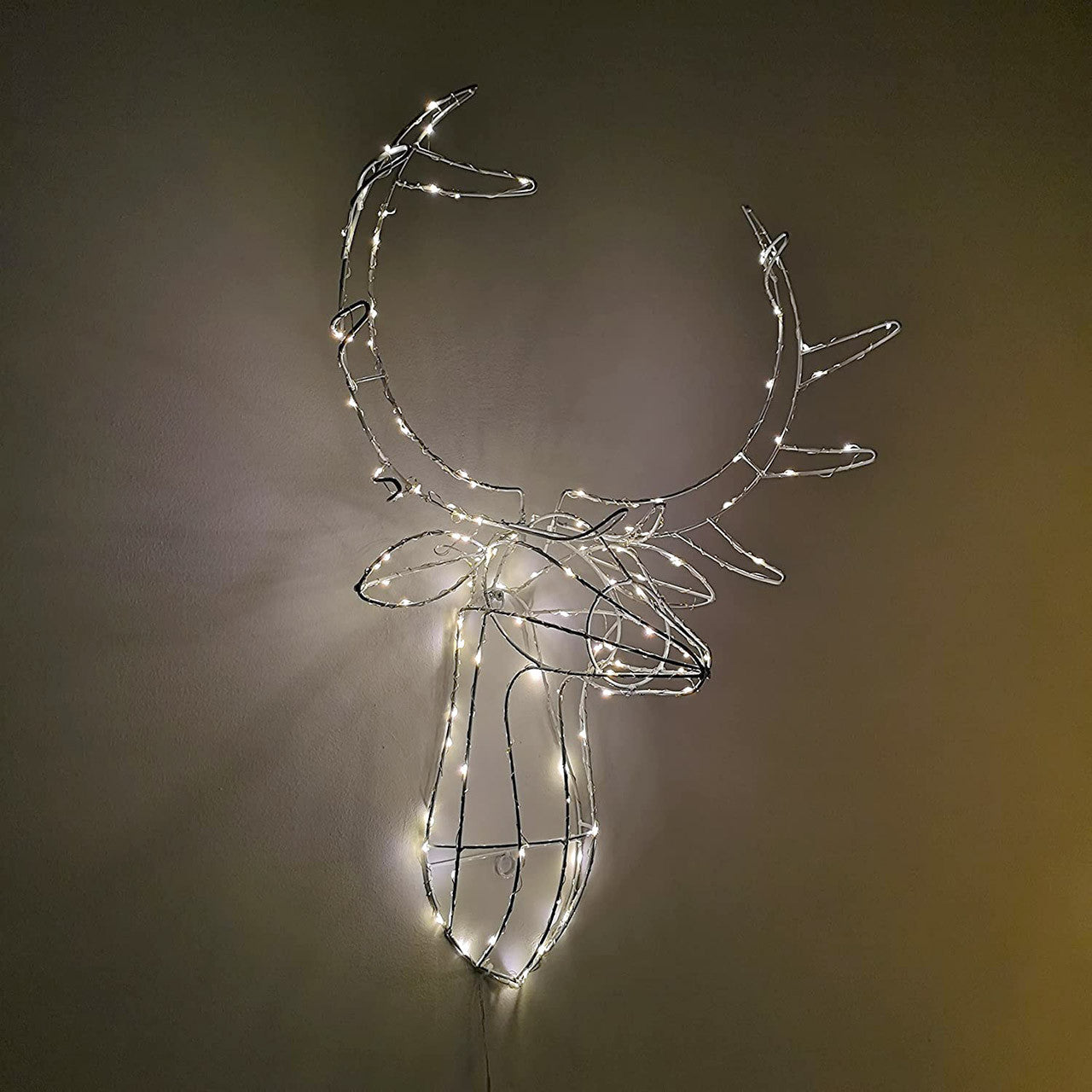 70cm Arylic Wall Mounted Reindeer Head