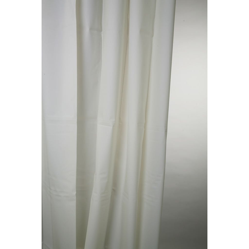 Cortina de ducha Blue Canyon Peva 180 x 180 cm, color blanco liso