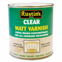 Rustins Polyurethane Matt Varnish 500ml