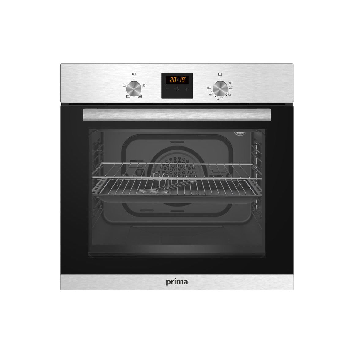 Horno eléctrico con ventilador individual Prima PRSO103 - Inox/Acero