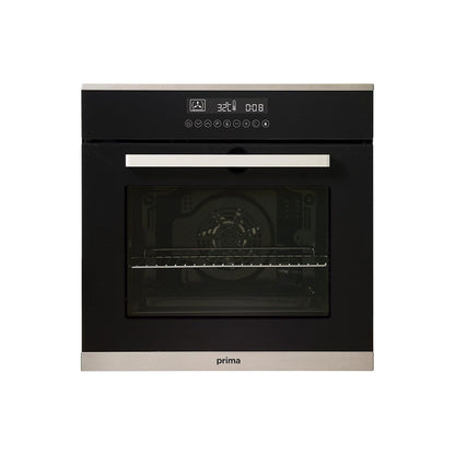 Prima+ PRSO110 Single Pyrolytic Fan Oven - Black