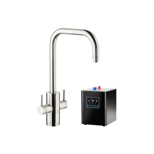 Abode Project 4 IN 1 Monobloc Tap & Proboil.4E Tank - Brushed Nickel