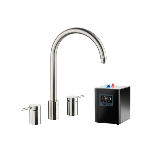 Abode Profile 4 IN 1 3 Part Tap & Proboil.4E Tank - Brushed Nickel