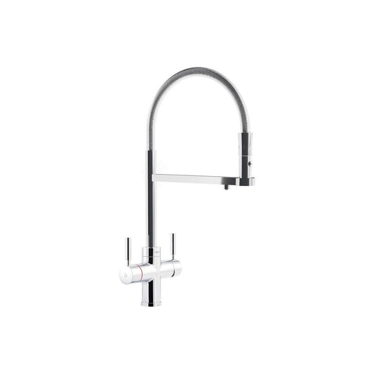 Grifo monobloque profesional Abode 3 en 1 - Cromo